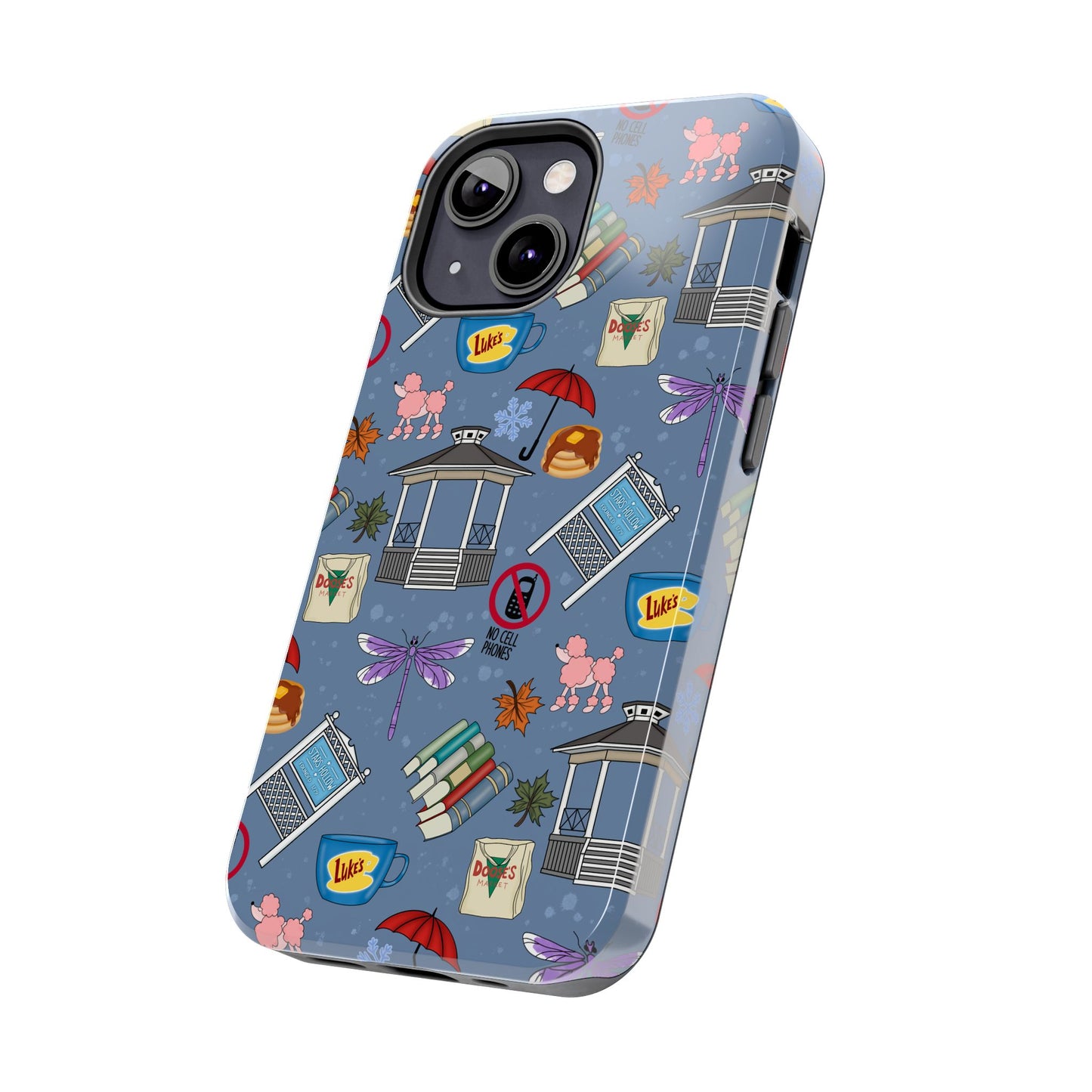 Stars Hollow Gilmore Girls Blue Phone Case