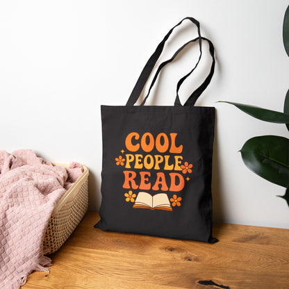 Cool People Read Vintage Floral Book Lover Tote