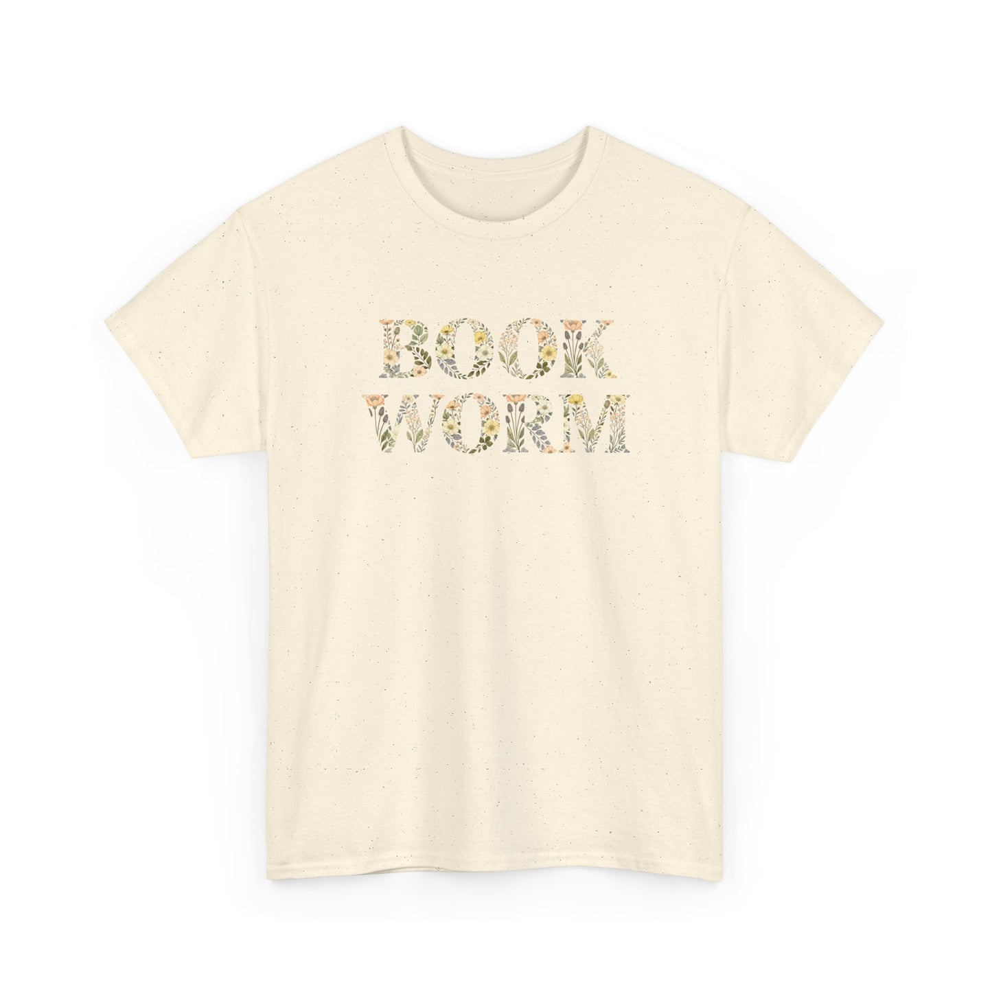 Bookworm Floral T-Shirt — Cute Reading Lover Tee