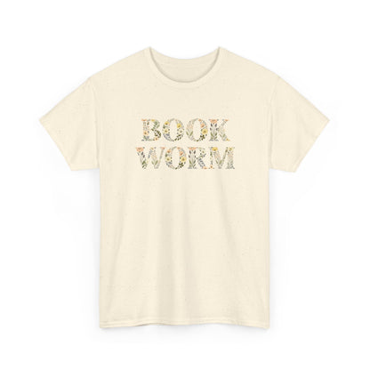 Bookworm Floral T-Shirt — Cute Reading Lover Tee