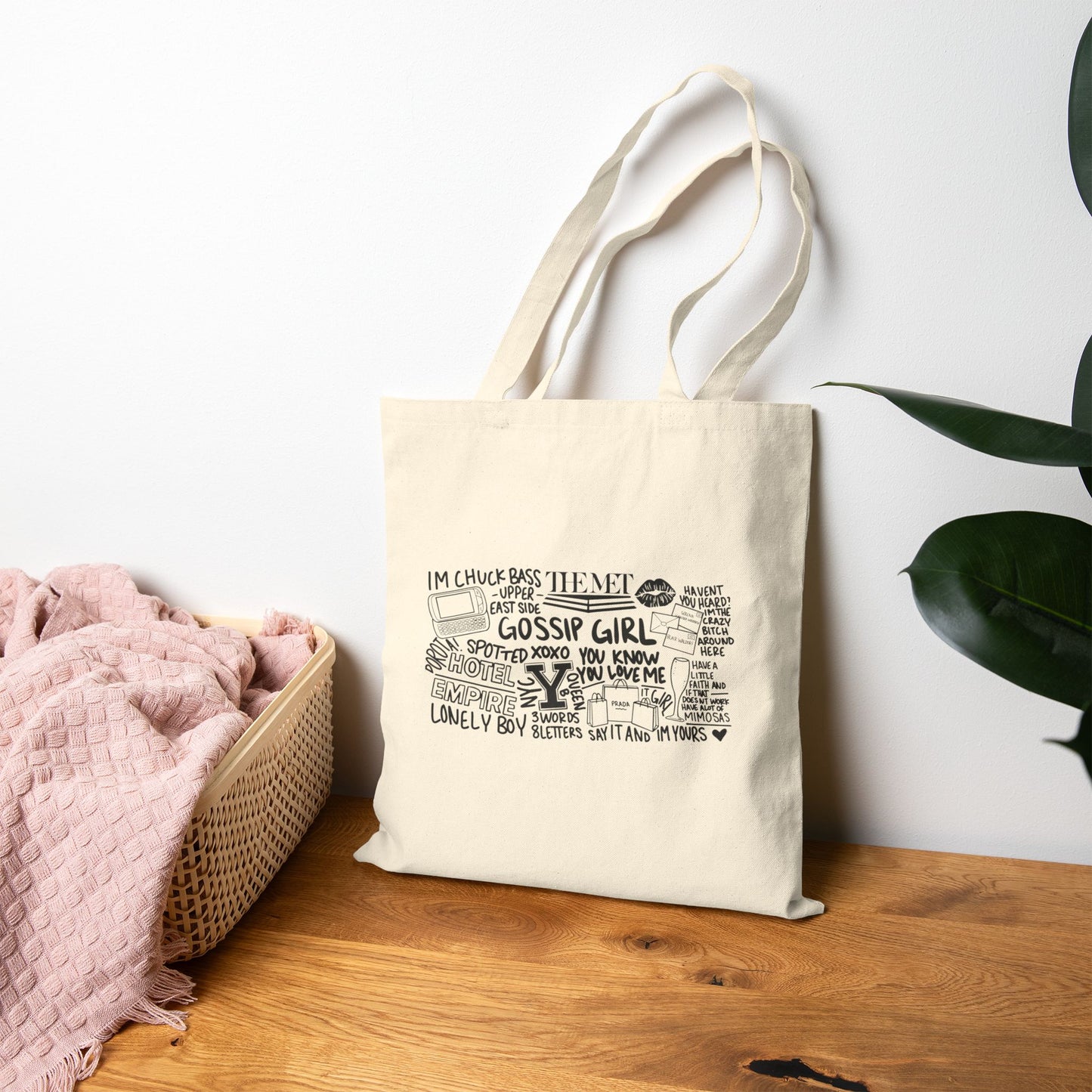 Stylish Gossip Girl Tote Bag-Perfect For Everyday Use