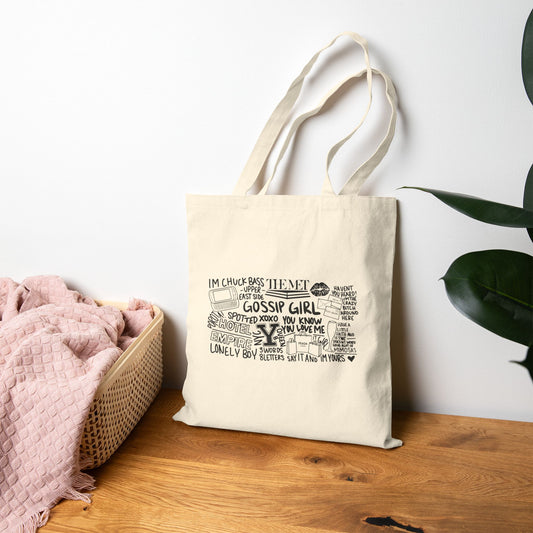 Stylish Gossip Girl Tote Bag-Perfect For Everyday Use