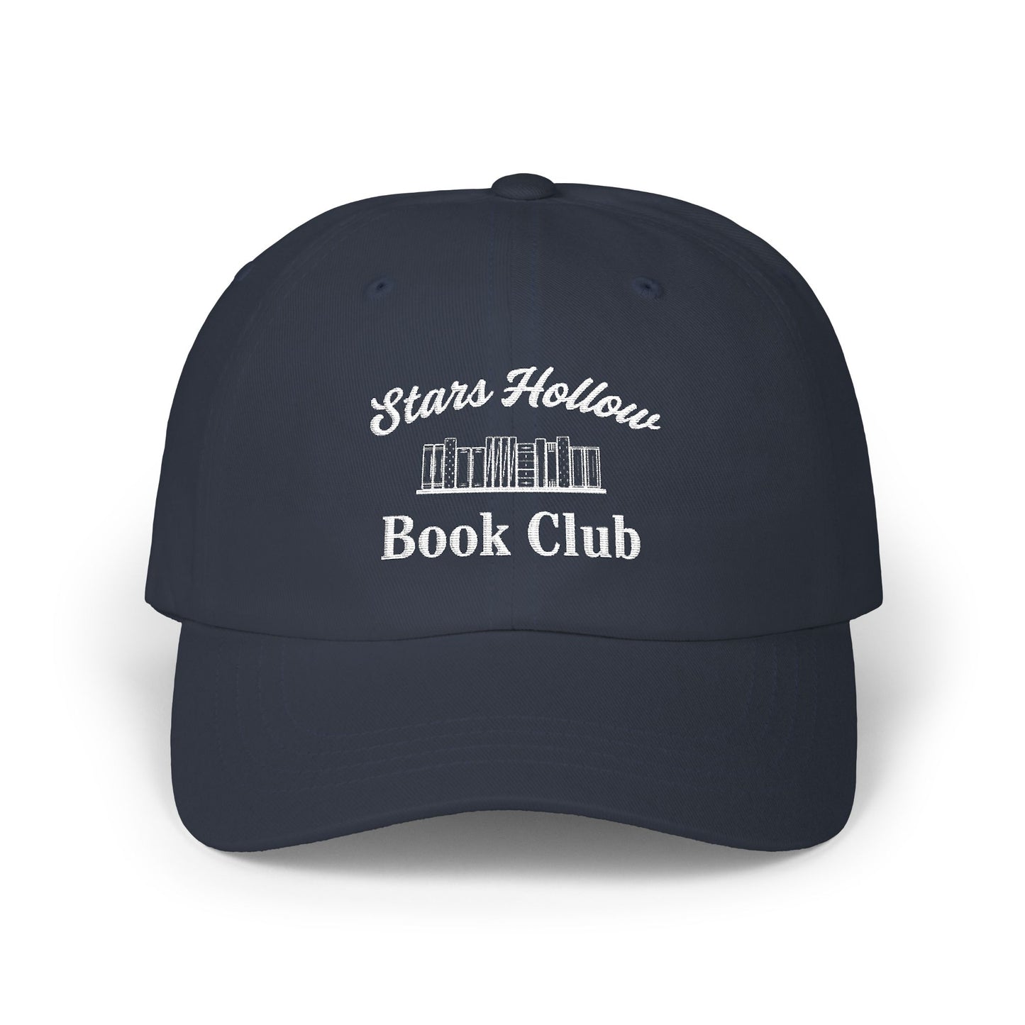 Stars Hollow Book Club Cap — Embroidered Literary Baseball Hat