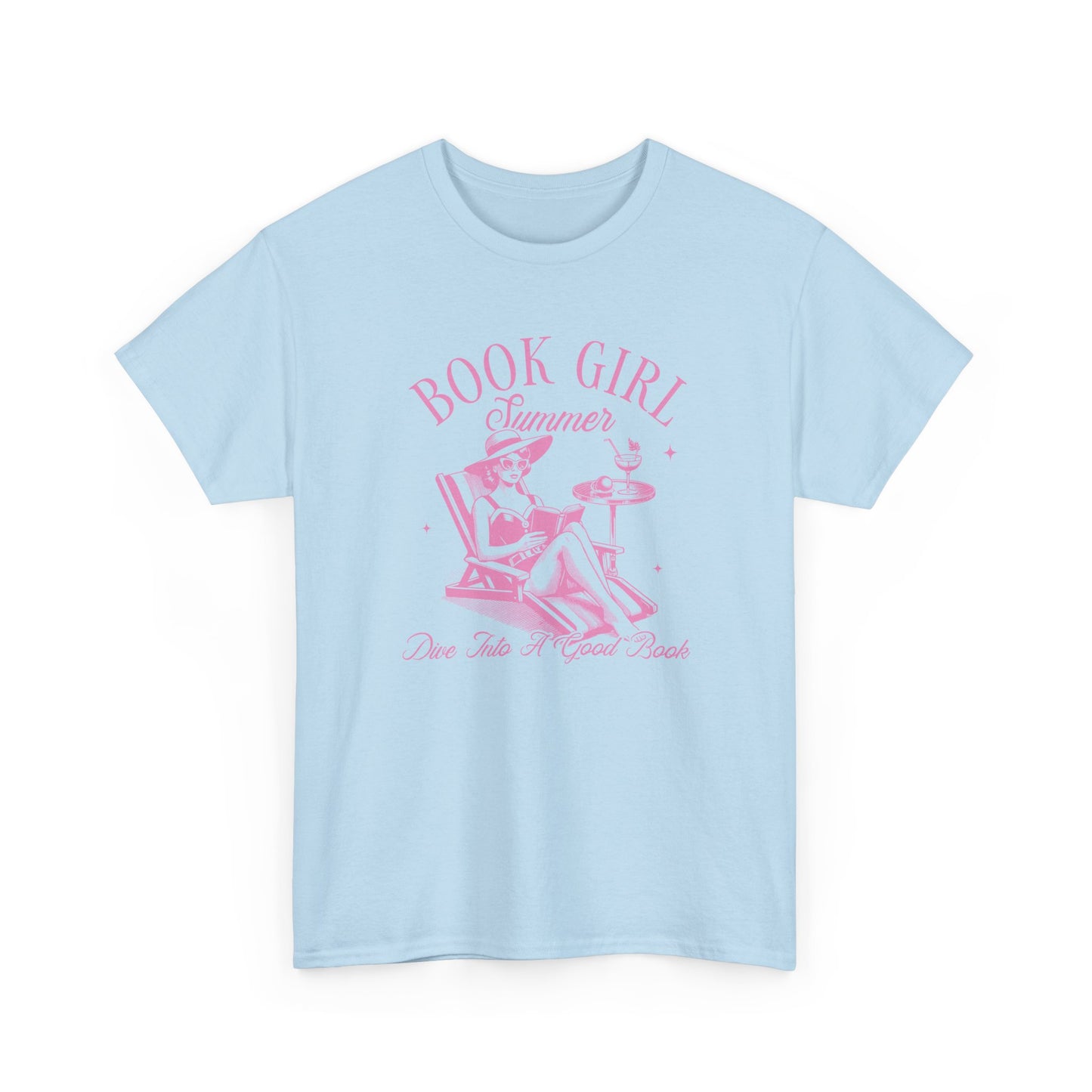 Book Girl Summer Girly Pop Tee-Bookish T-Shirt