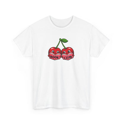 Book Club Cherry T-Shirt — Cute Retro Reading Tee