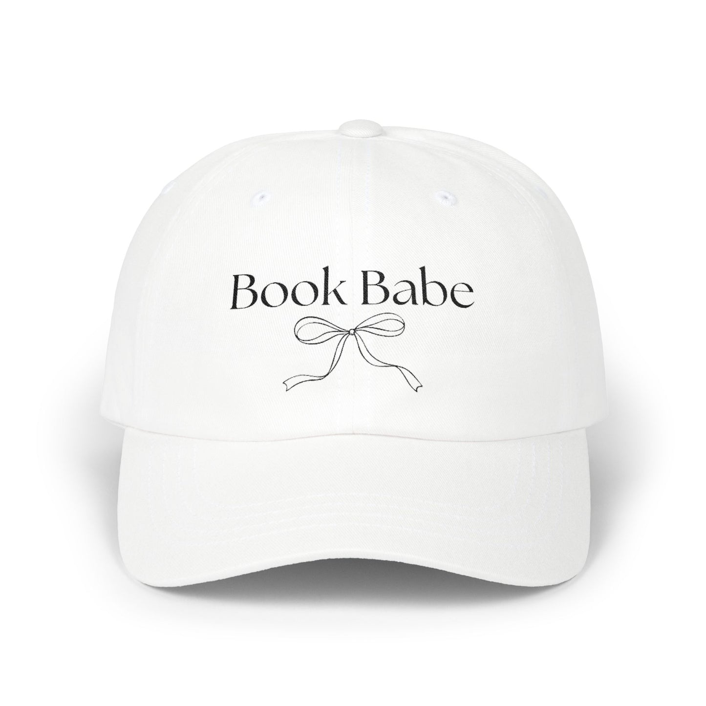 Book Babe Embroidered Hat-Black