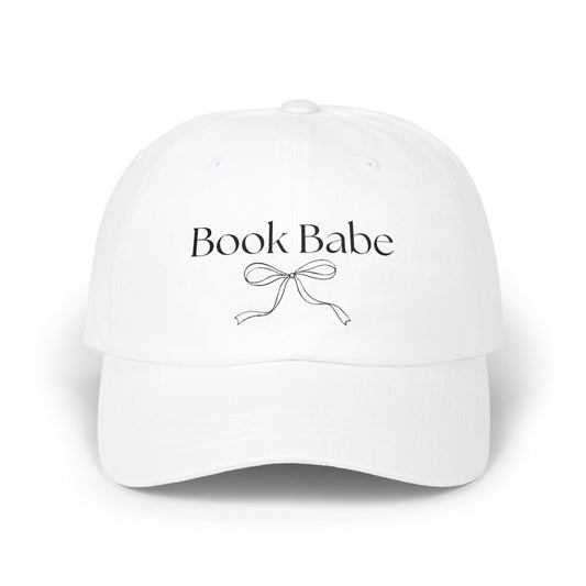 Book Babe Embroidered Hat-Black