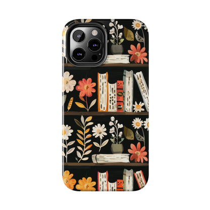 Cozy Bookshelf Bloom Phone Case