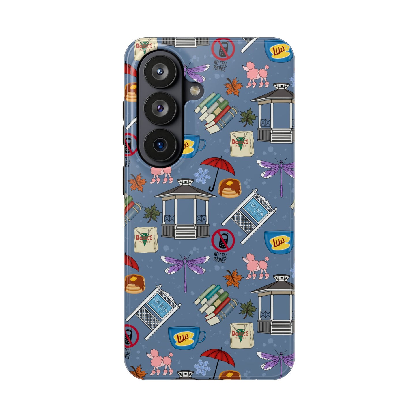 Stars Hollow Gilmore Girls Blue Phone Case