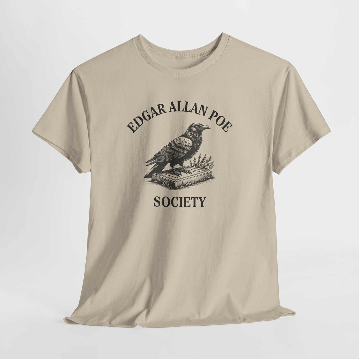 Edgar Allan Poe Society Tee-Raven Reader– Books + Sips Collection