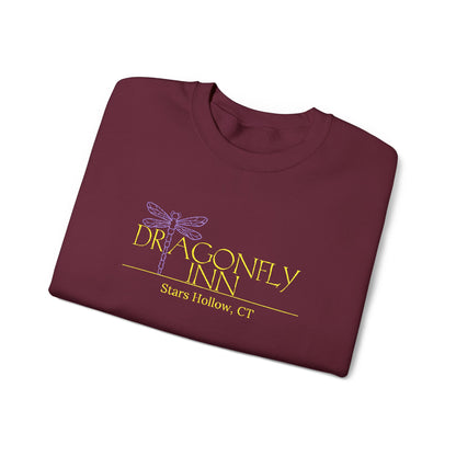 Dragonfly Inn Embroidered Crewneck Sweatshirt-Gilmore Girls Stars Hollow