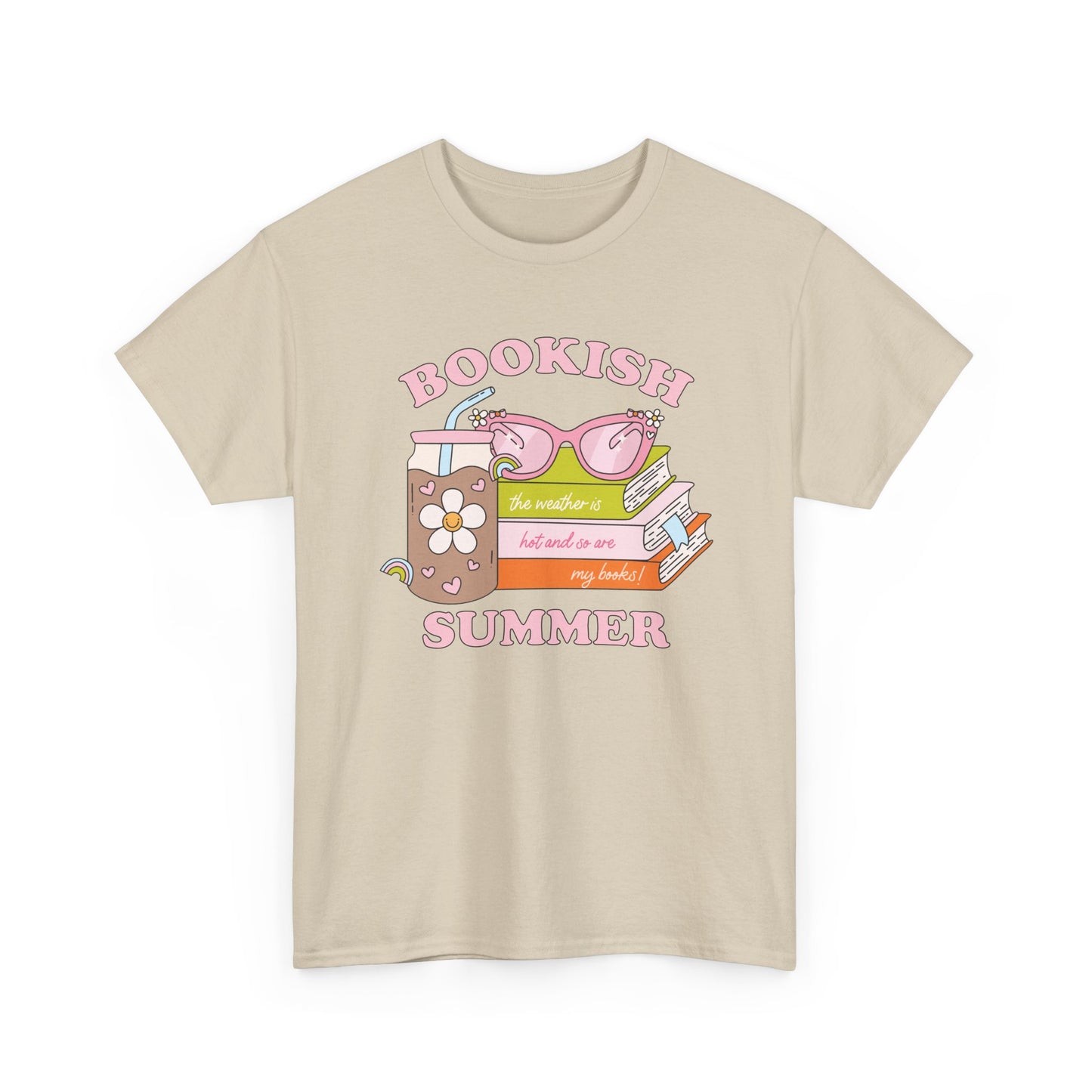 Bookish Summer Graphic Cotton Tee