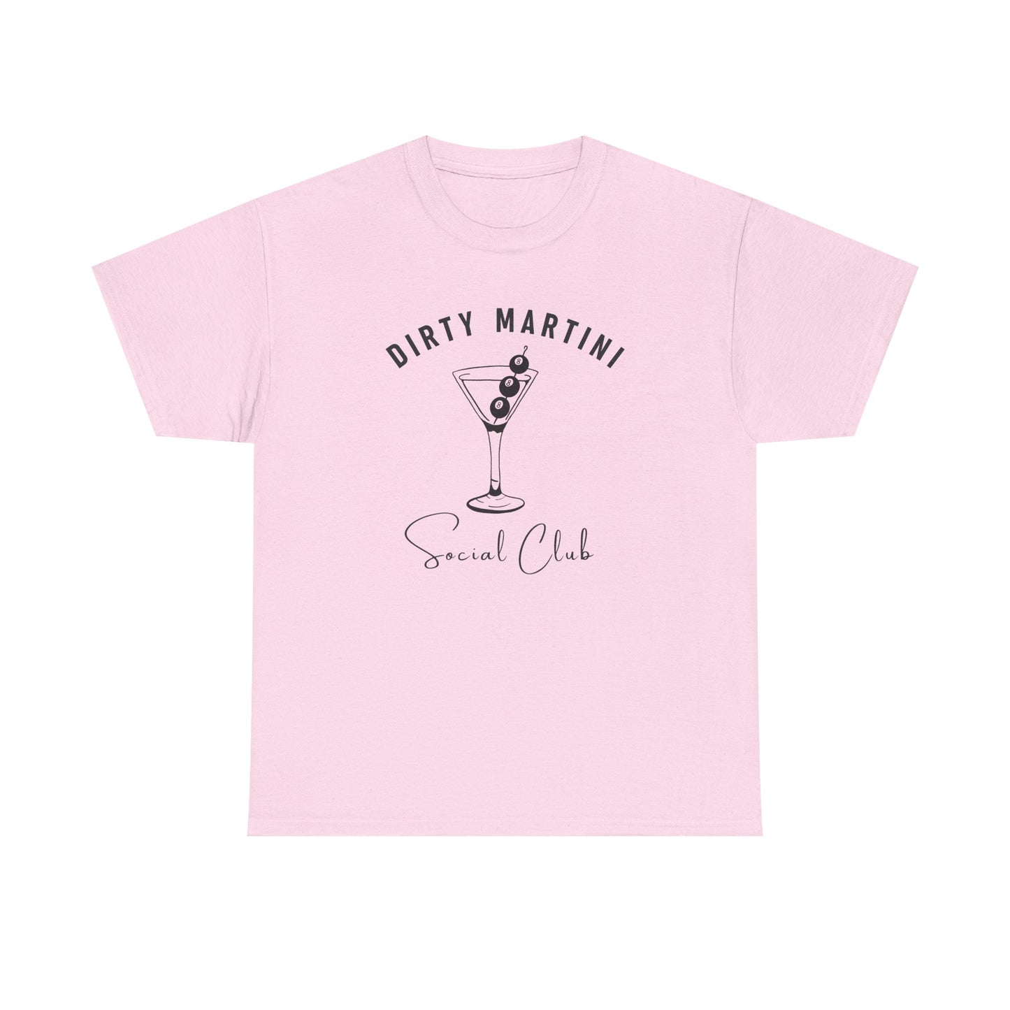 Dirty Martini Social Club T-Shirt I Books + Sips Merch