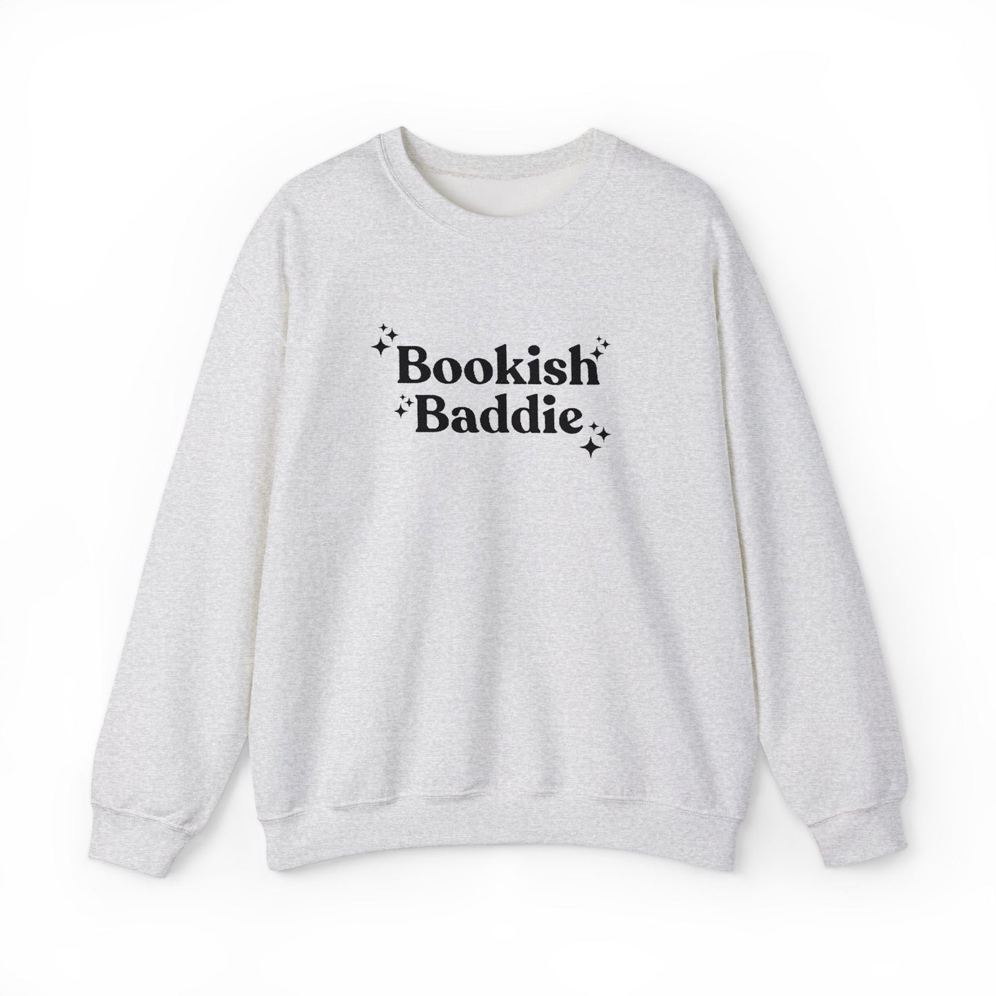 Bookish Baddie Embroidered Crewneck Sweatshirt