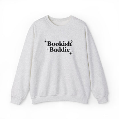 Bookish Baddie Embroidered Crewneck Sweatshirt