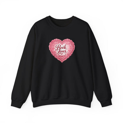 Book Lover V-Day-Crewneck Sweatshirt