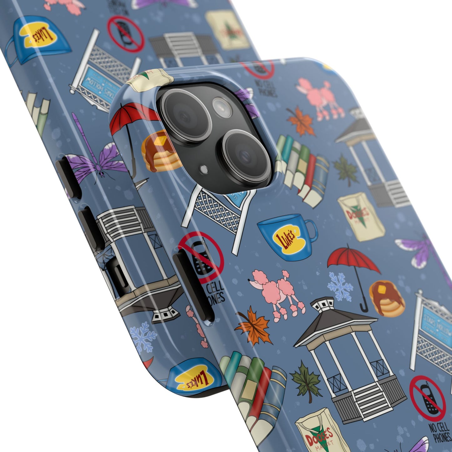Stars Hollow Gilmore Girls Blue Phone Case