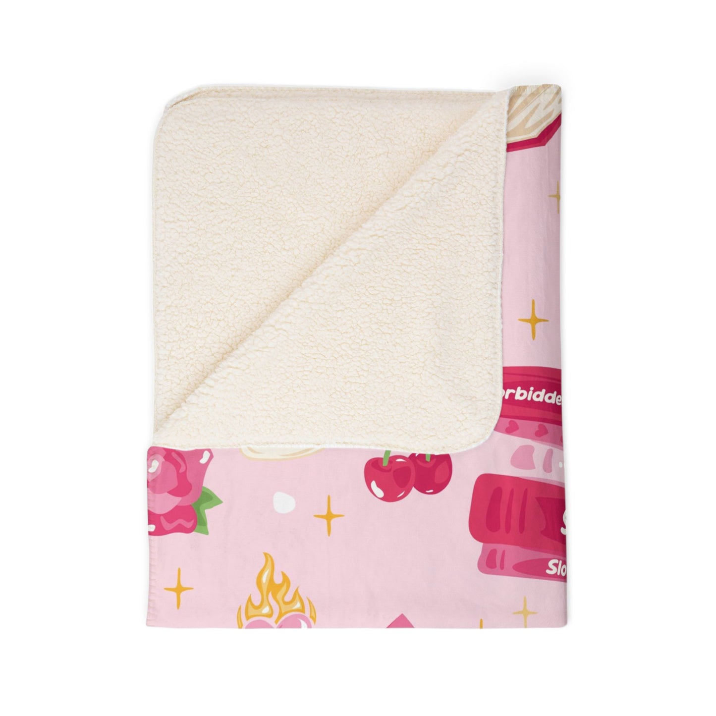 Spicy Chapters Sherpa Fleece Blanket