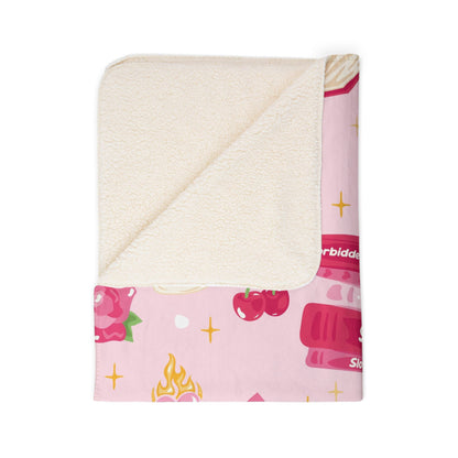 Spicy Chapters Sherpa Fleece Blanket