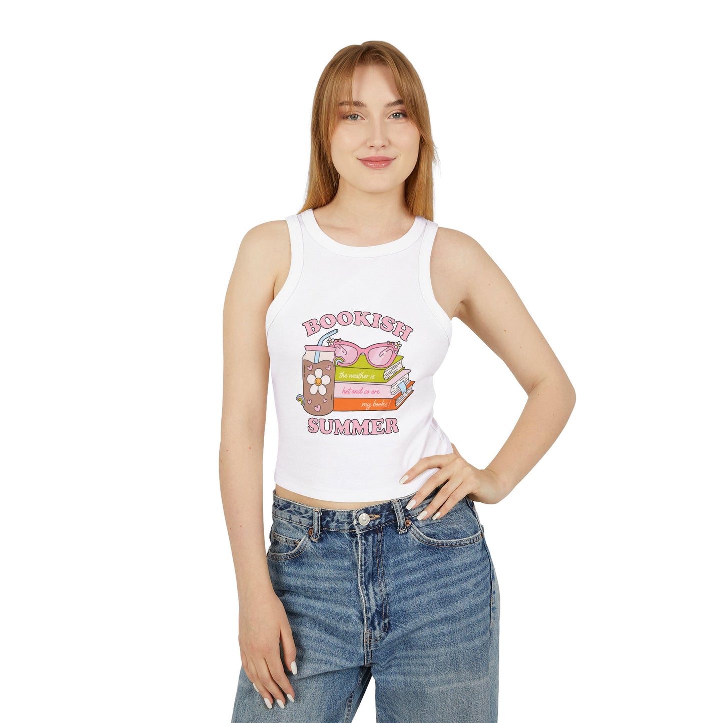 Bookish Summer Racer Tank Top