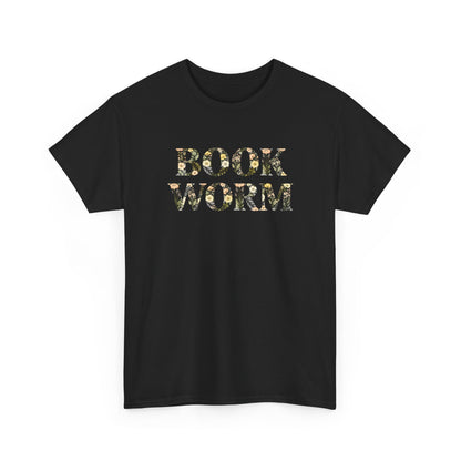 Bookworm Floral T-Shirt — Cute Reading Lover Tee