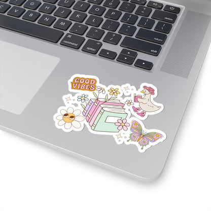 Cozy Bookish Scene Sticker