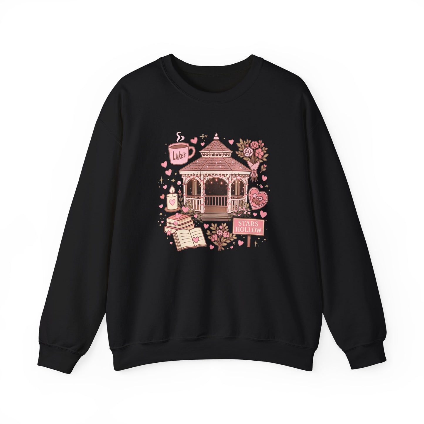Stars Hollow Valentine Crewneck-Gilmore Girls Sweatshirt