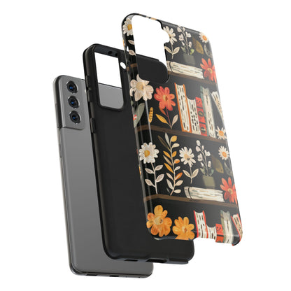 Cozy Bookshelf Bloom Phone Case