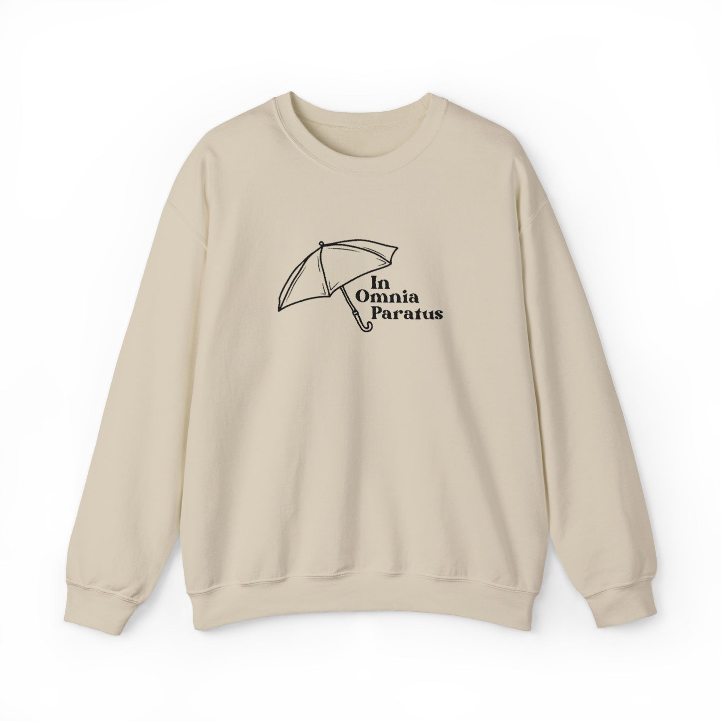 In Omnia Paratus Embroidered Crewneck Sweatshirt-Gilmore Girls