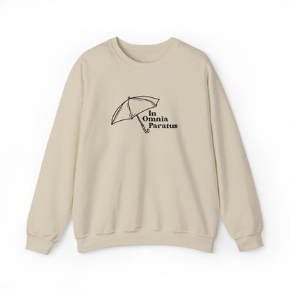 In Omnia Paratus Embroidered Crewneck Sweatshirt-Gilmore Girls