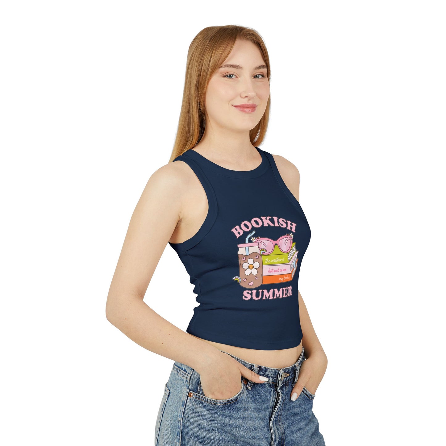 Bookish Summer Racer Tank Top