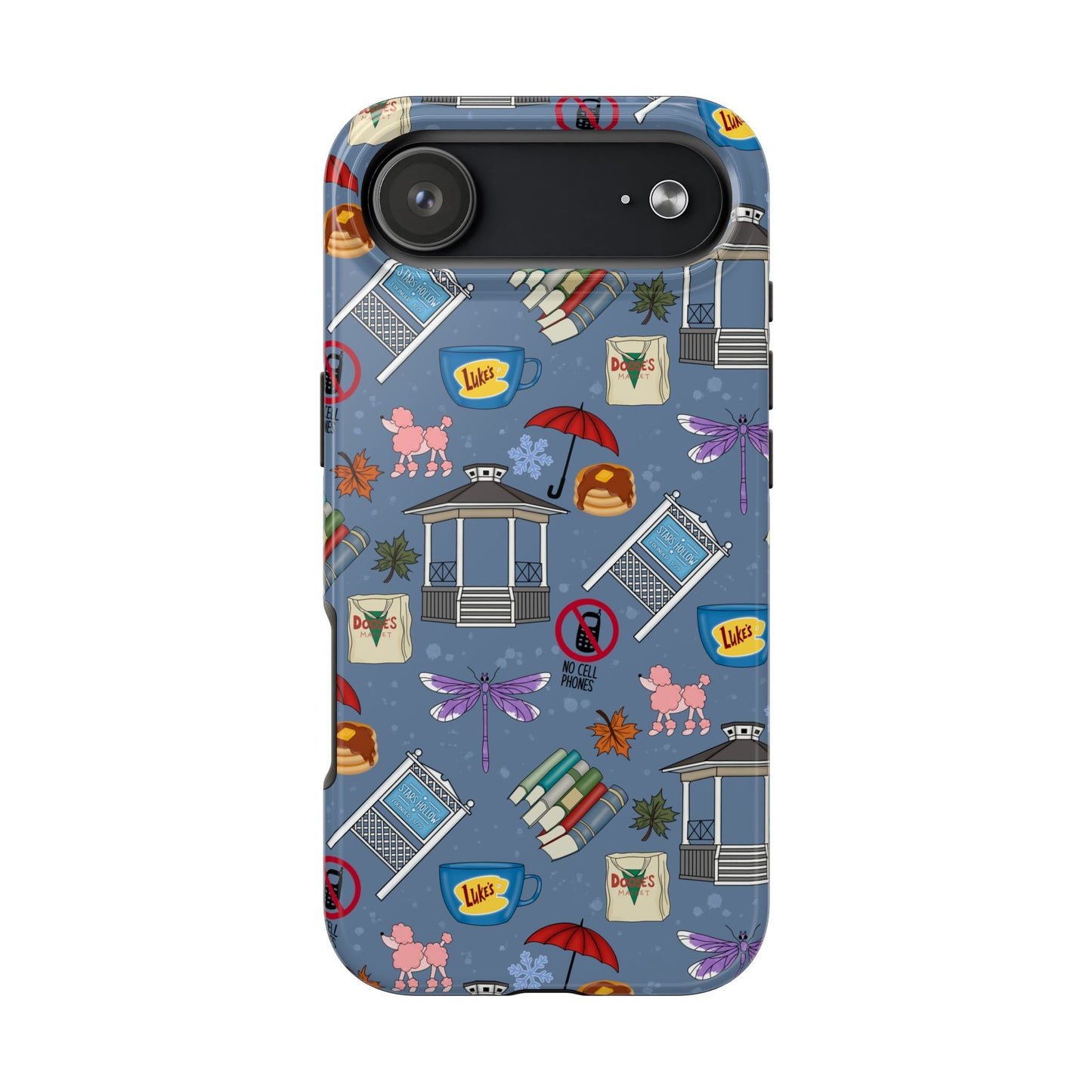 Stars Hollow Gilmore Girls Blue Phone Case