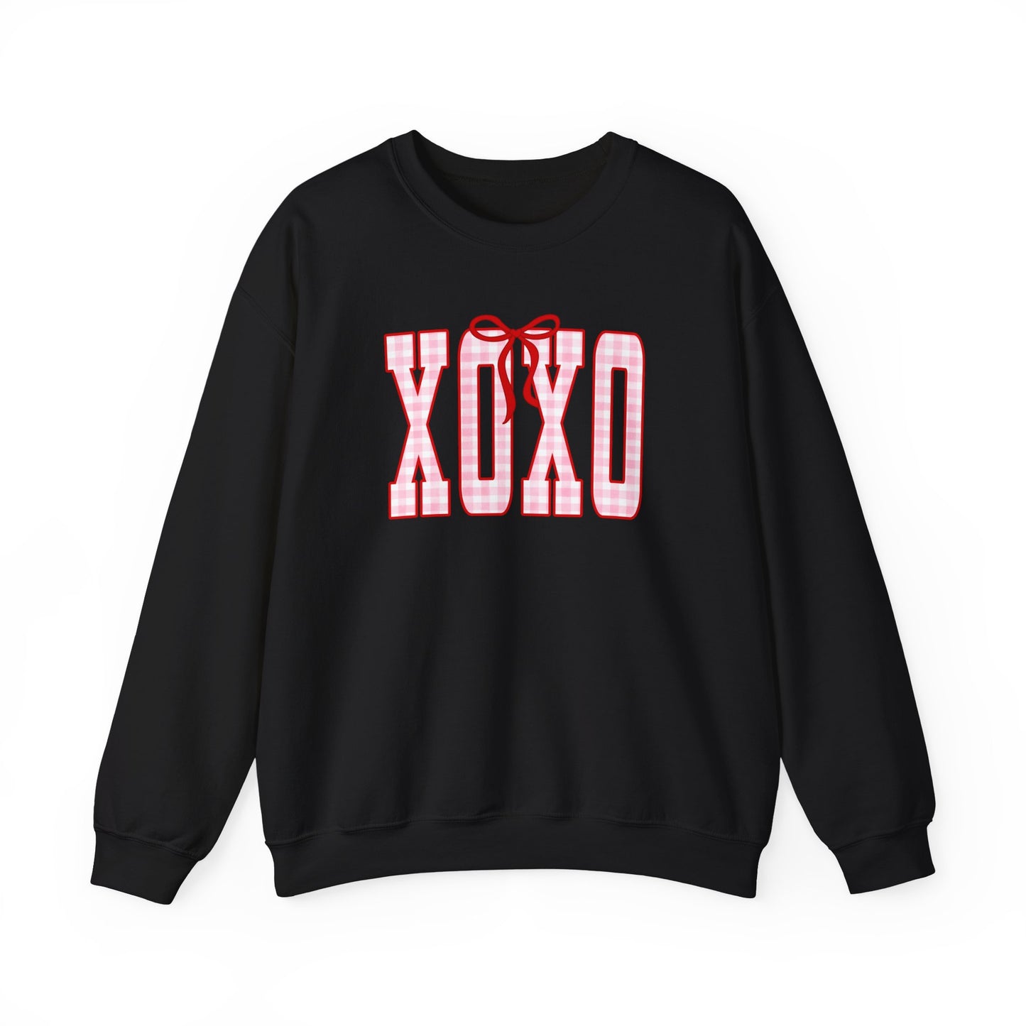 XOXO Plaid Valentine Crewneck