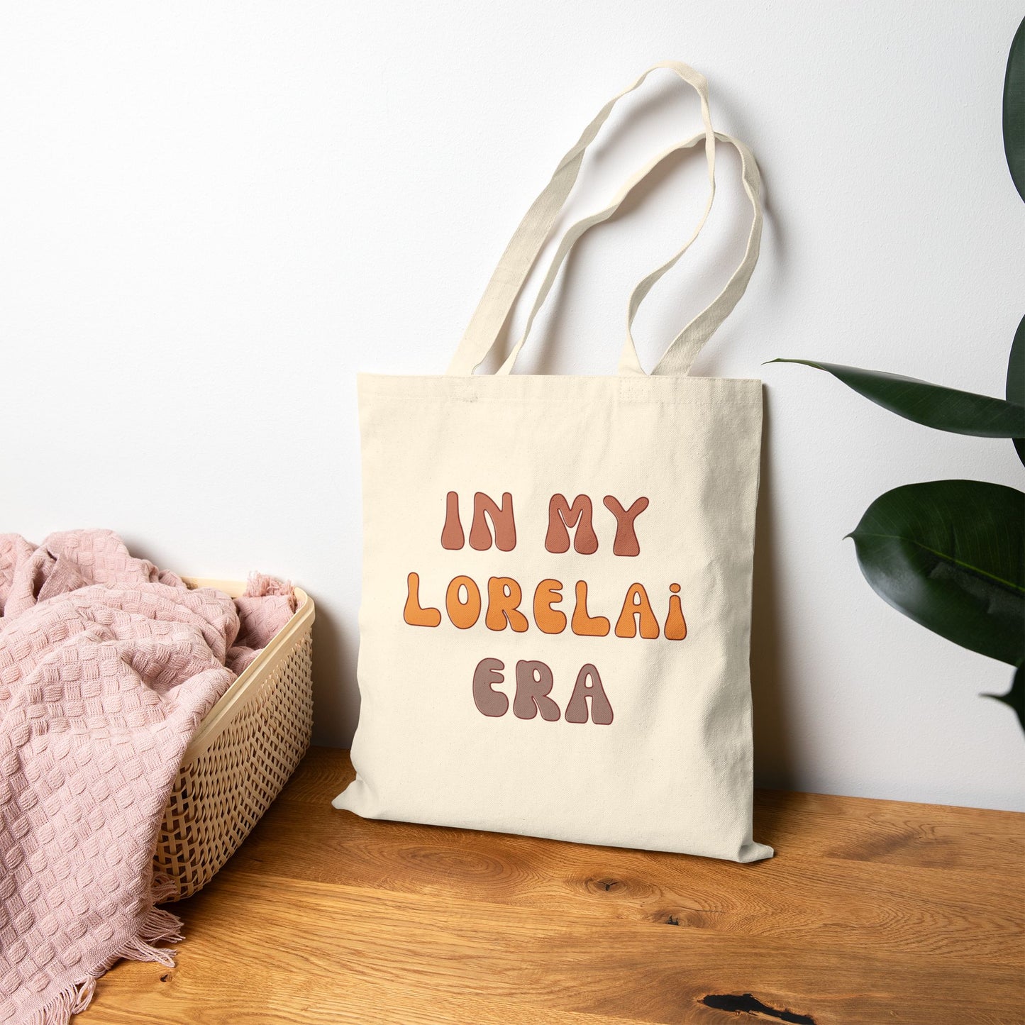 In my Lorelai Era Cotton Canvas Bag-Gilmore Girls Tote