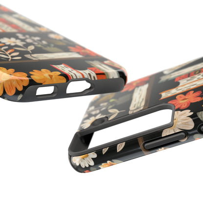 Cozy Bookshelf Bloom Phone Case