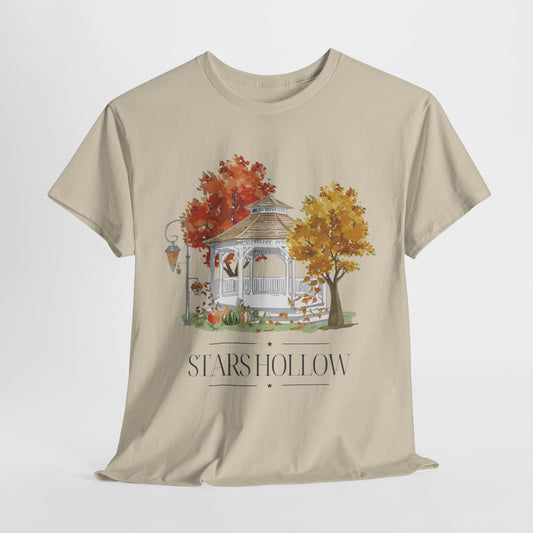 Star Hollow Fall Cotton Tee | Cozy Autumn Shirt-Gilmore Girls Apparel
