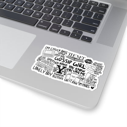 Gossip Girl Sticker XOXO