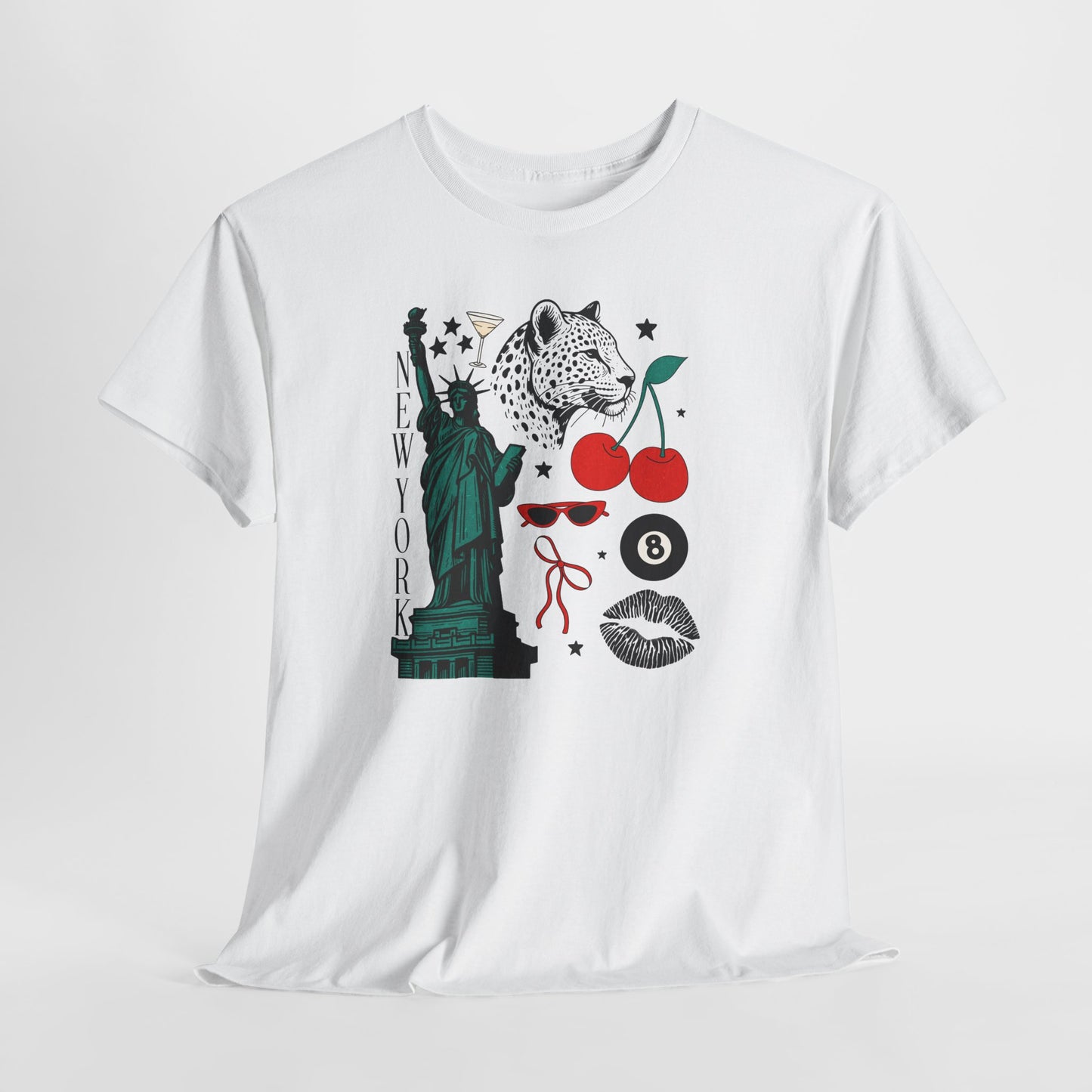 New York Socialite Summer Cotton T-Shirt-Gossip Girl