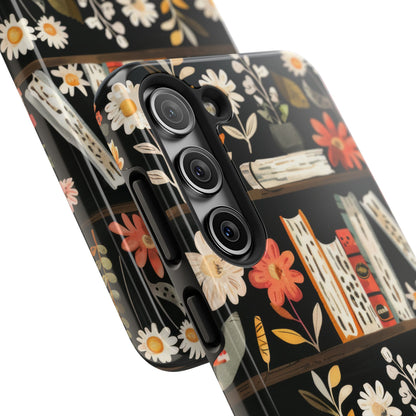 Cozy Bookshelf Bloom Phone Case