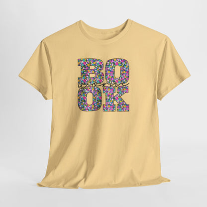 Floral Bookworm Tee-Bookish T-Shirt