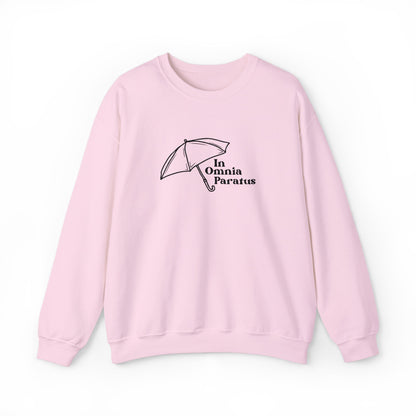 In Omnia Paratus Embroidered Crewneck Sweatshirt-Gilmore Girls