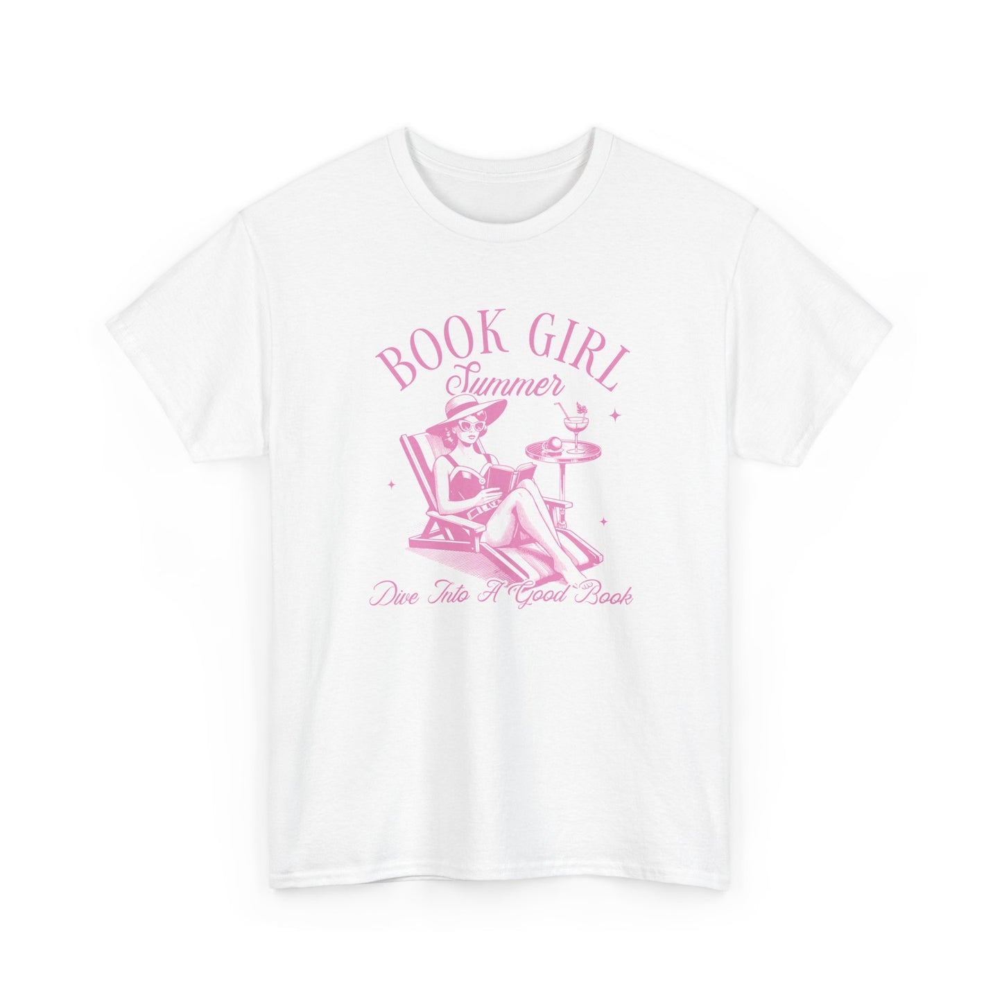 Book Girl Summer Girly Pop Tee-Bookish T-Shirt