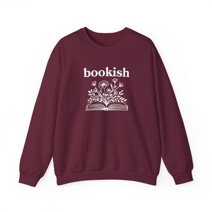 Floral Bookish Sweatshirt-Book Lover Sweatshirt