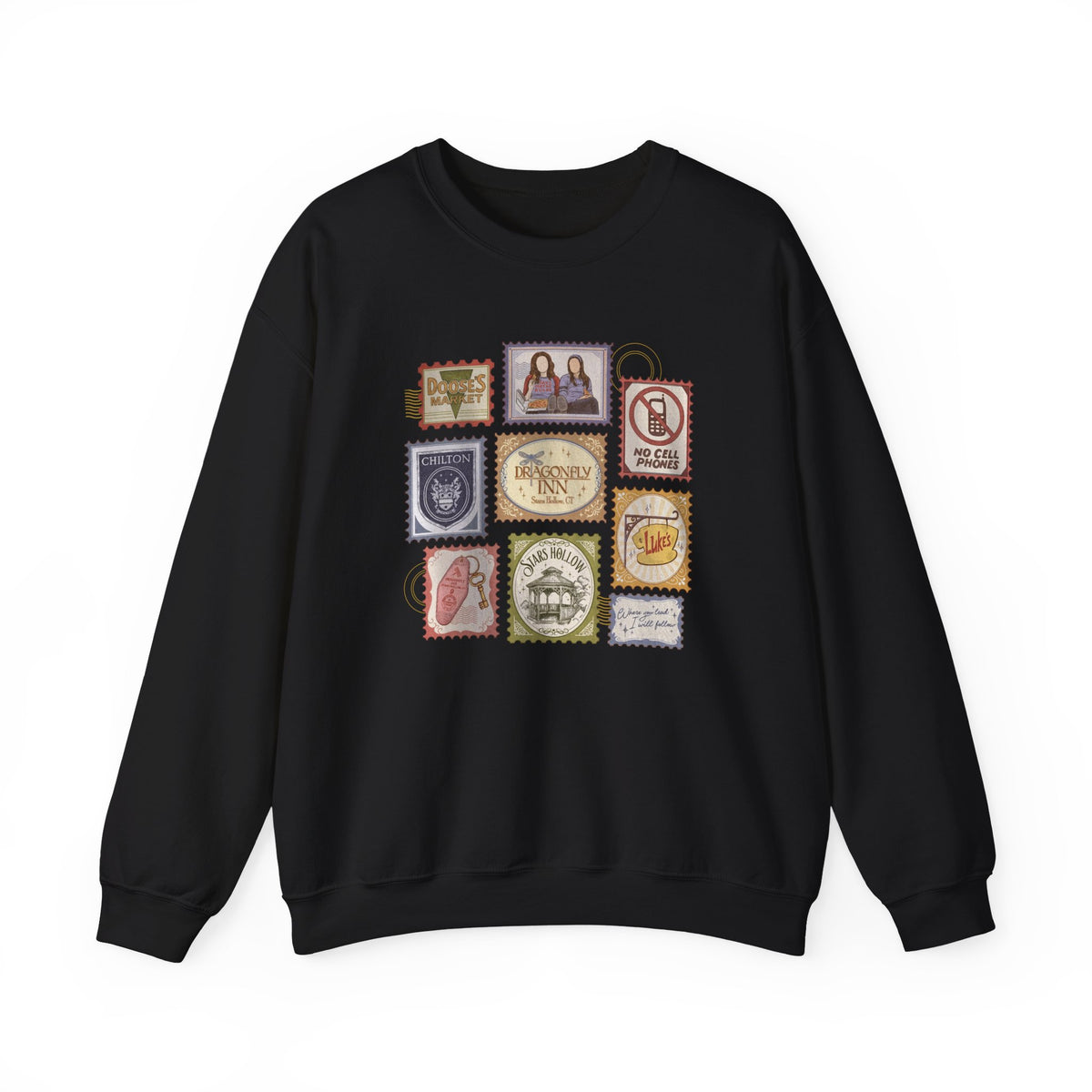 Gilmore Girls Vintage Stamp Crewneck Sweatshirt