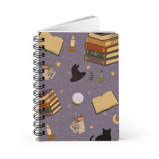 Witchy Book Lover Notebook 🔮🐈‍⬛