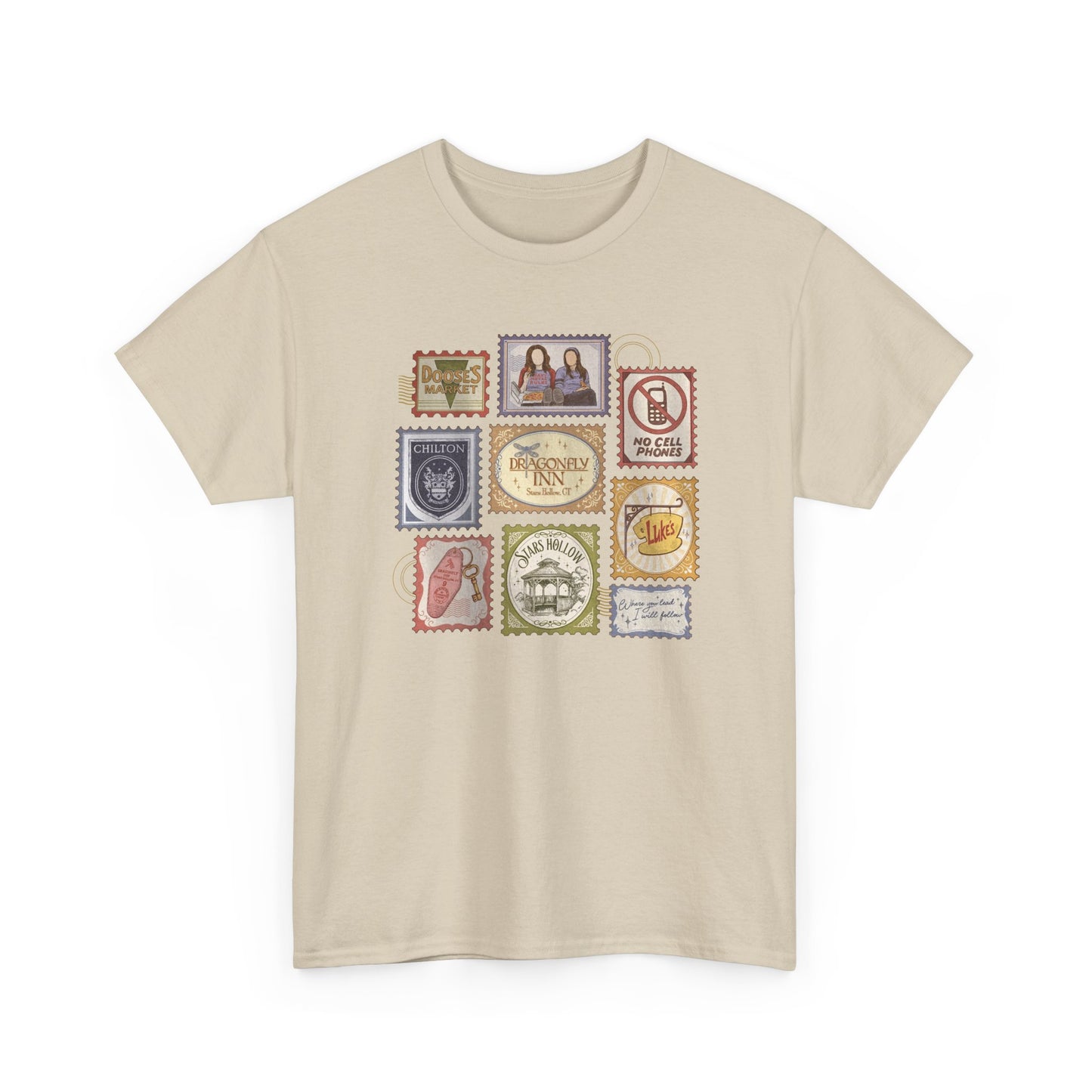 Stars Hollow Stamp Tee-Gilmore Girls Shirt