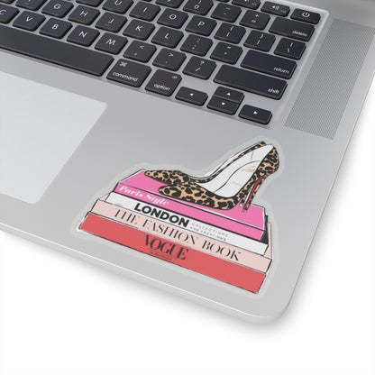 Book Stack & Heels Sticker