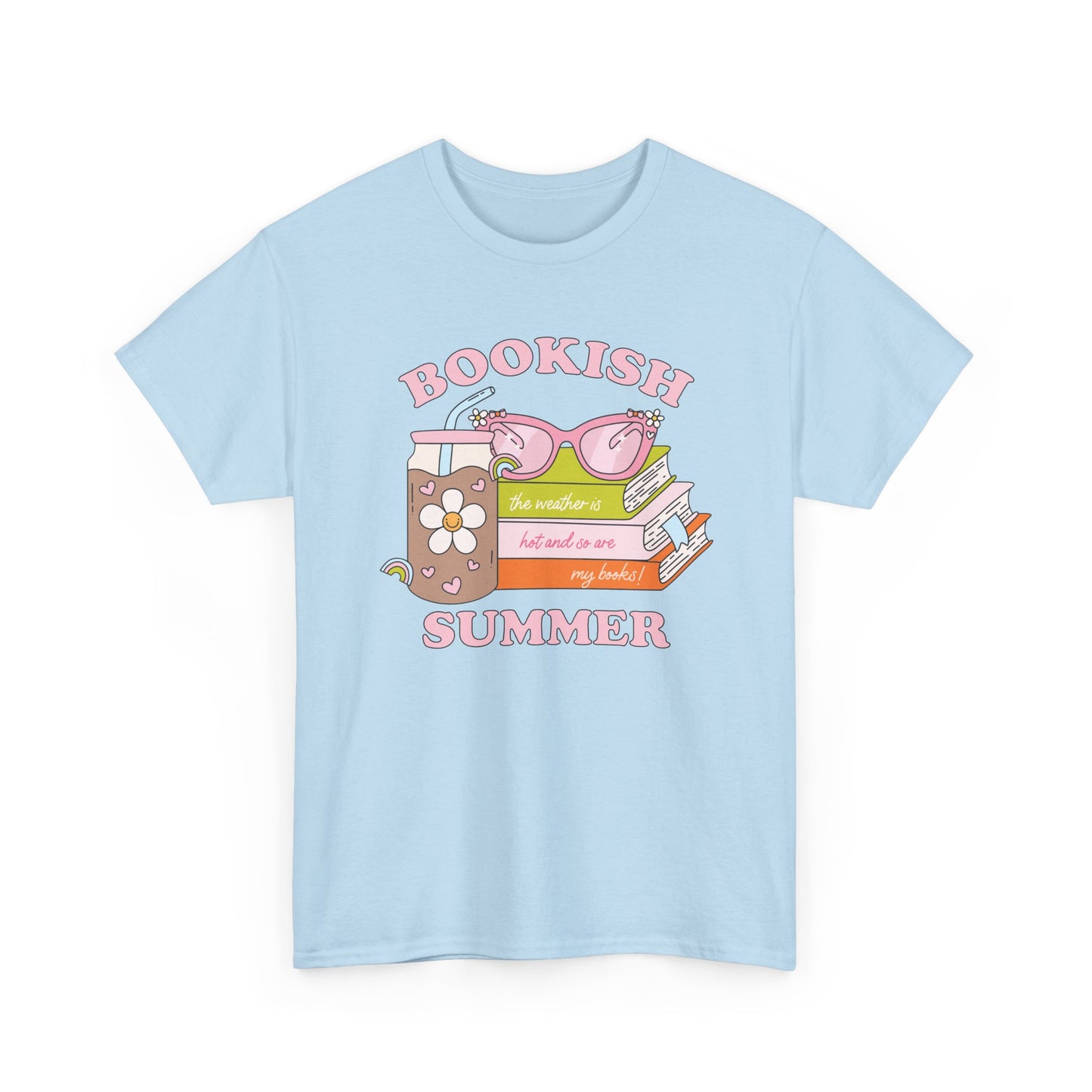 Bookish Summer Graphic Cotton Tee