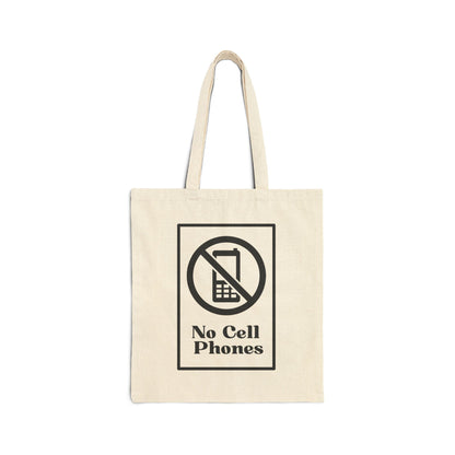 No Cell Phones at Luke's Diner! Canvas Tote Bag-Gilmore Girls Stars Hollow