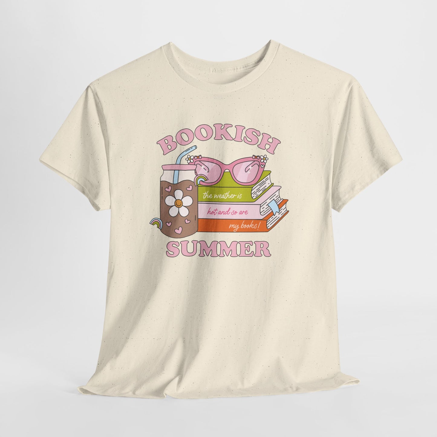 Bookish Summer Graphic Cotton Tee